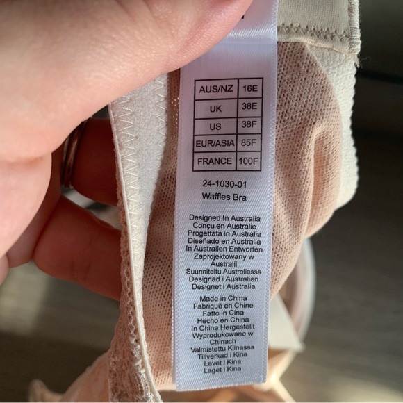 NWT Cake Maternity Beige Underwire Nursing Bra 38F - Picture 7 of 7